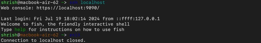 SSH server